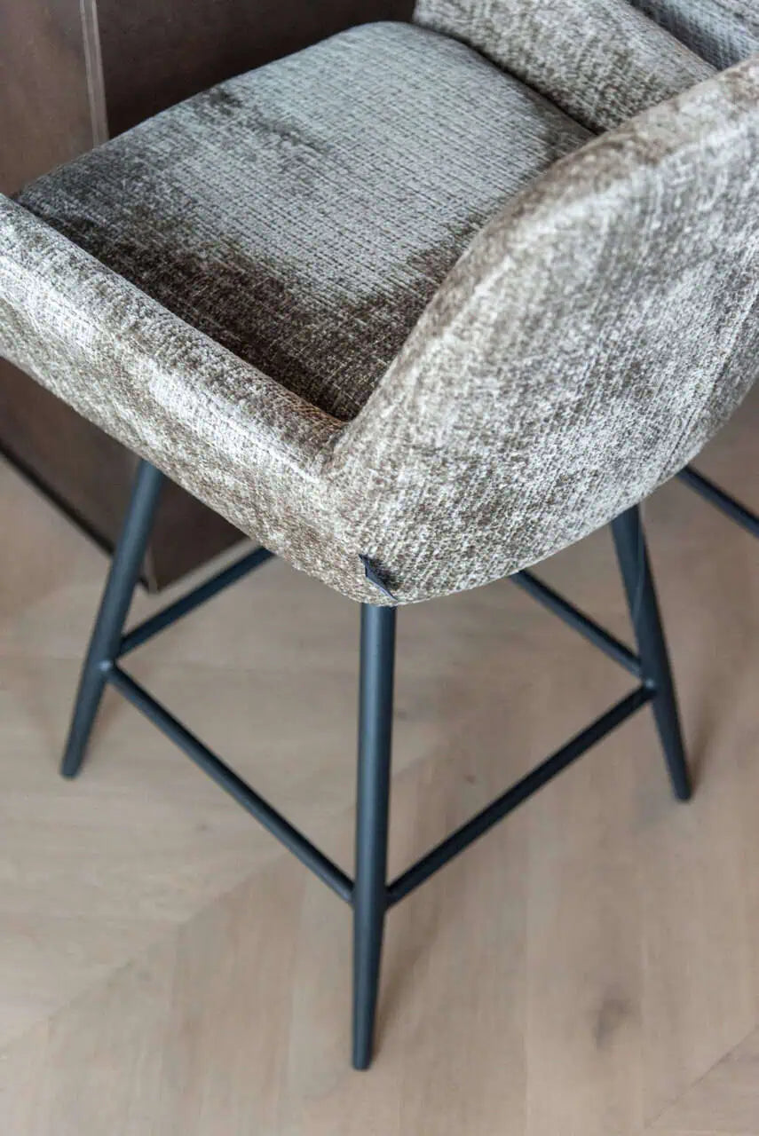 Bāra krēsls Linsey (Set of 2) Richmond Interiors 91/54/53 cm niagara stone - N1 Home