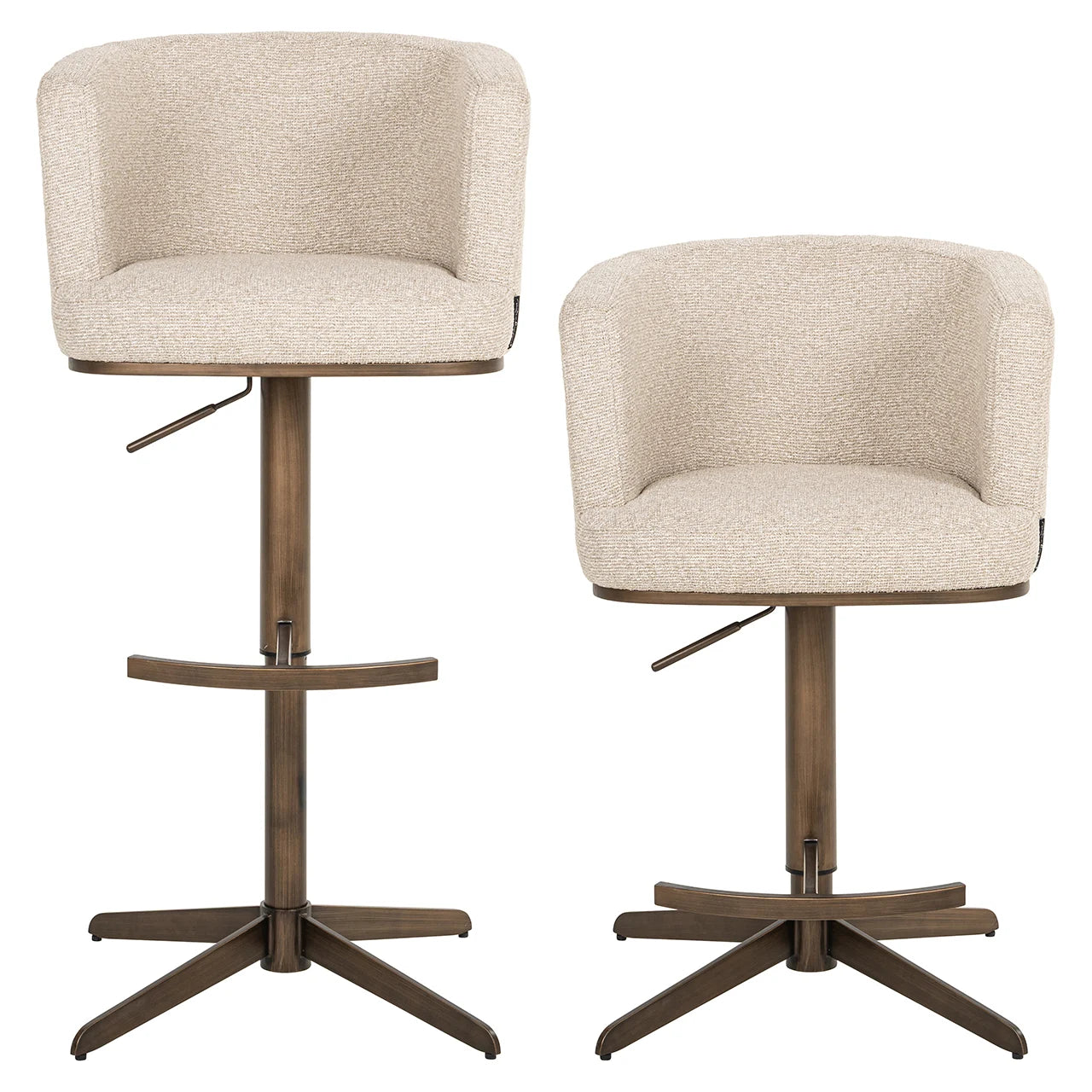 Bāra krēsls Cheyenne Richmond Interiors 92/56/53 cm bēšs - N1 Home