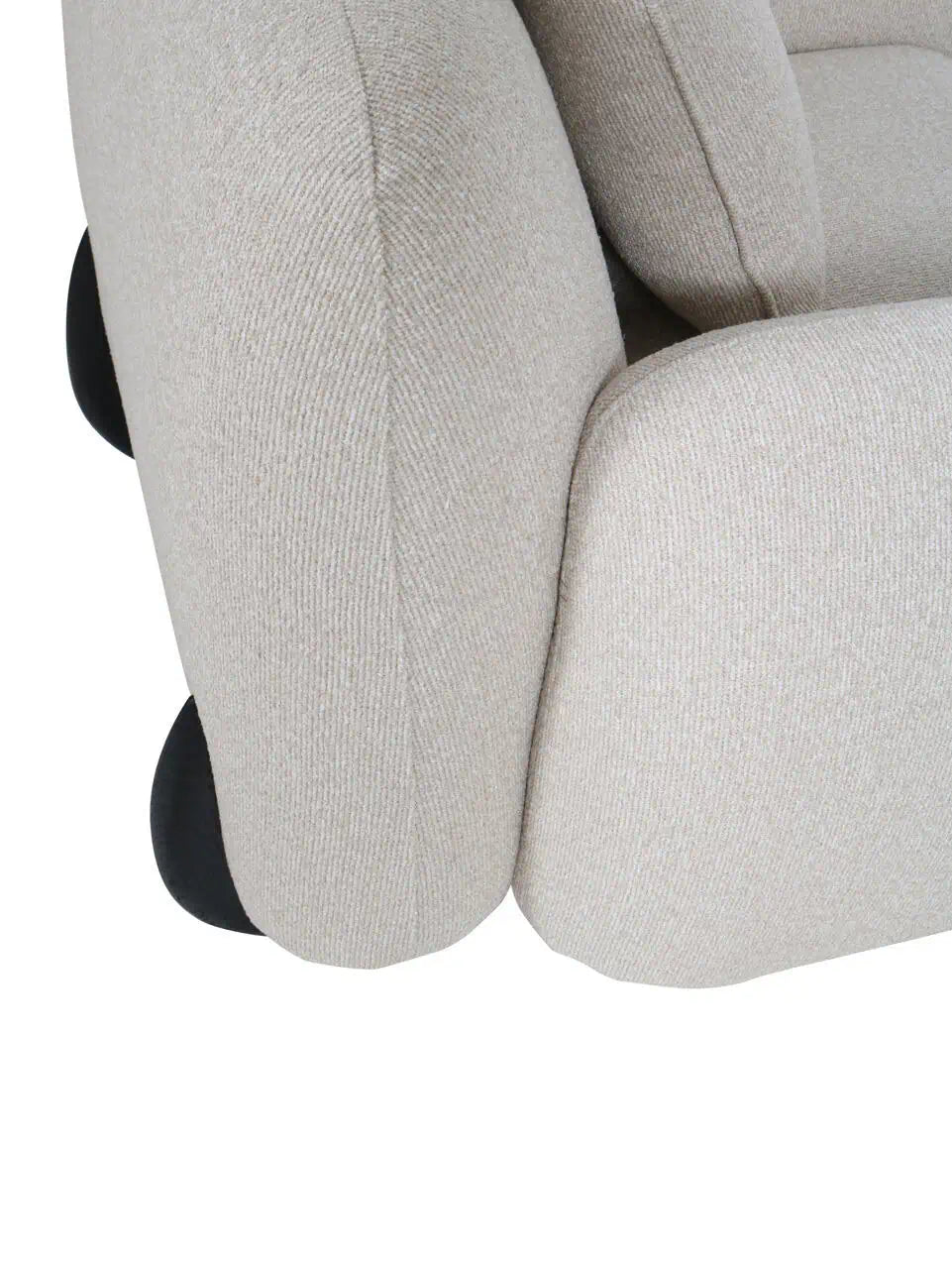 Krēsls Godiva biscotti Richmond Interiors 84/121/111 cm bēšs - N1 Home