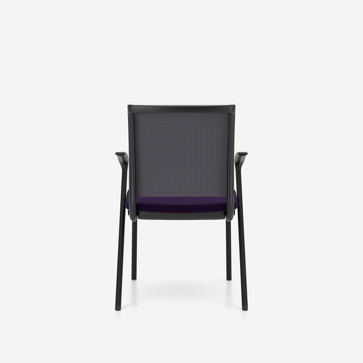 Konferenču krēsls Buru 56/64/87 cm pelēks/violets - N1 Home