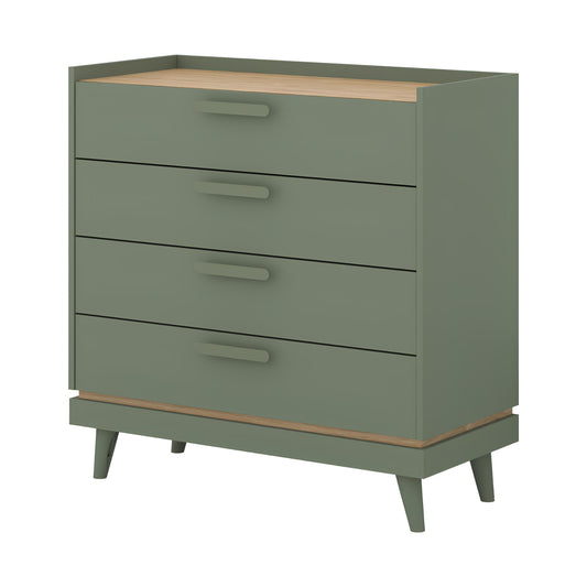 Kumode Skanija 90/90/40 cm zaļs - N1 Home