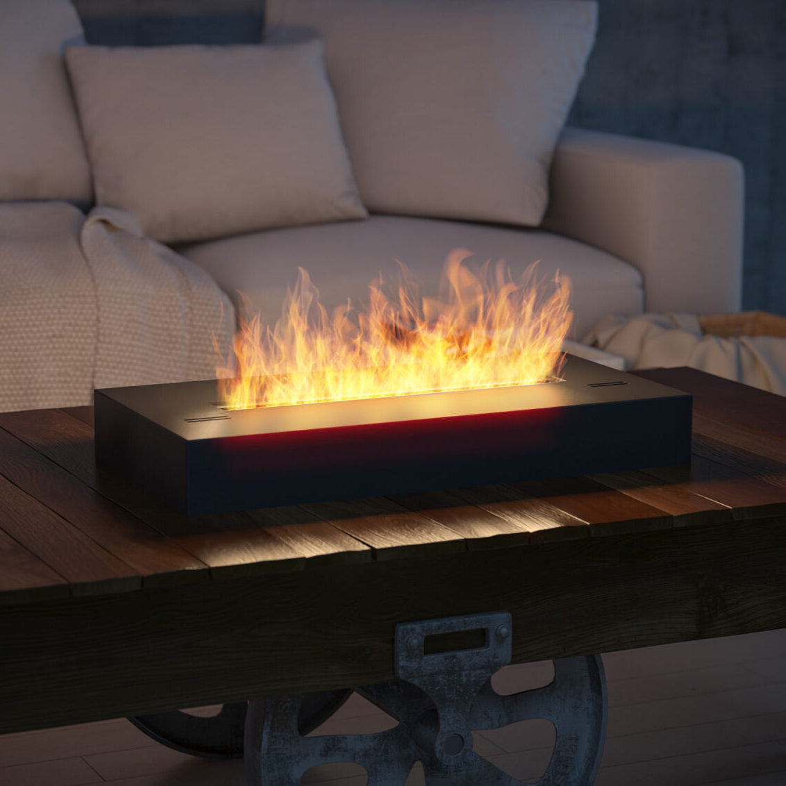 Biokamīns Simp 600 60/30/8 cm melns - N1 Home