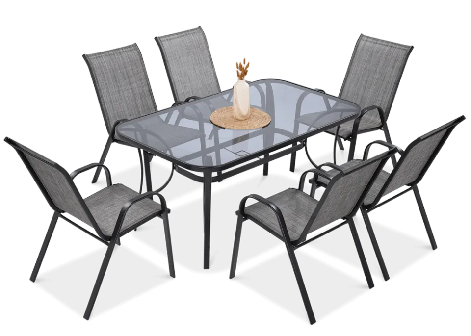 Dārza mēbeles Bologs gaiši pelēks - N1 Home