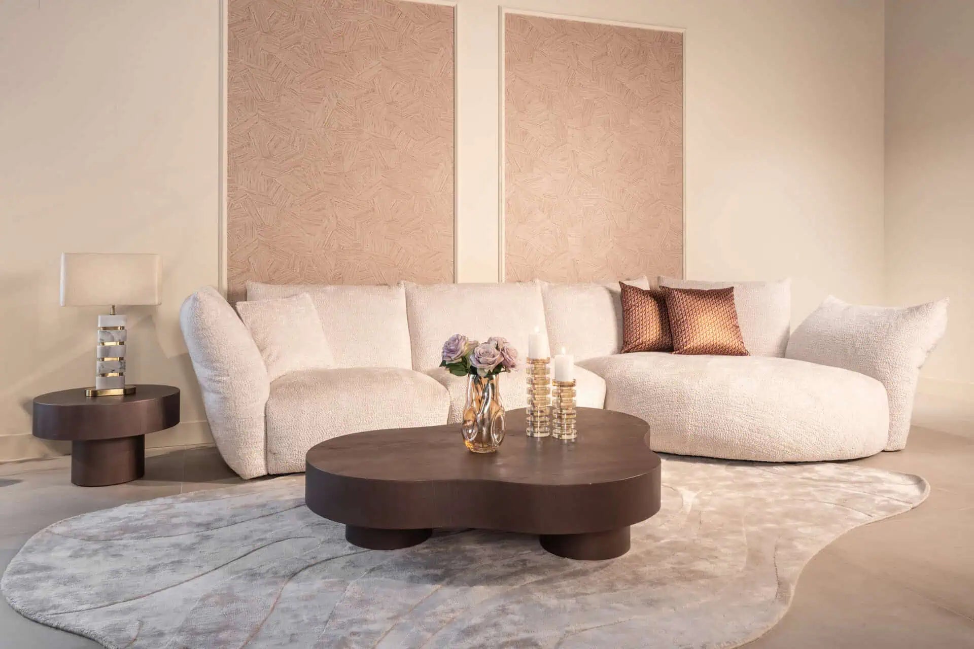 Kafijas galds Bogor bronze (Set of 2) Richmond Interiors 30/142/103 cm bronza - N1 Home