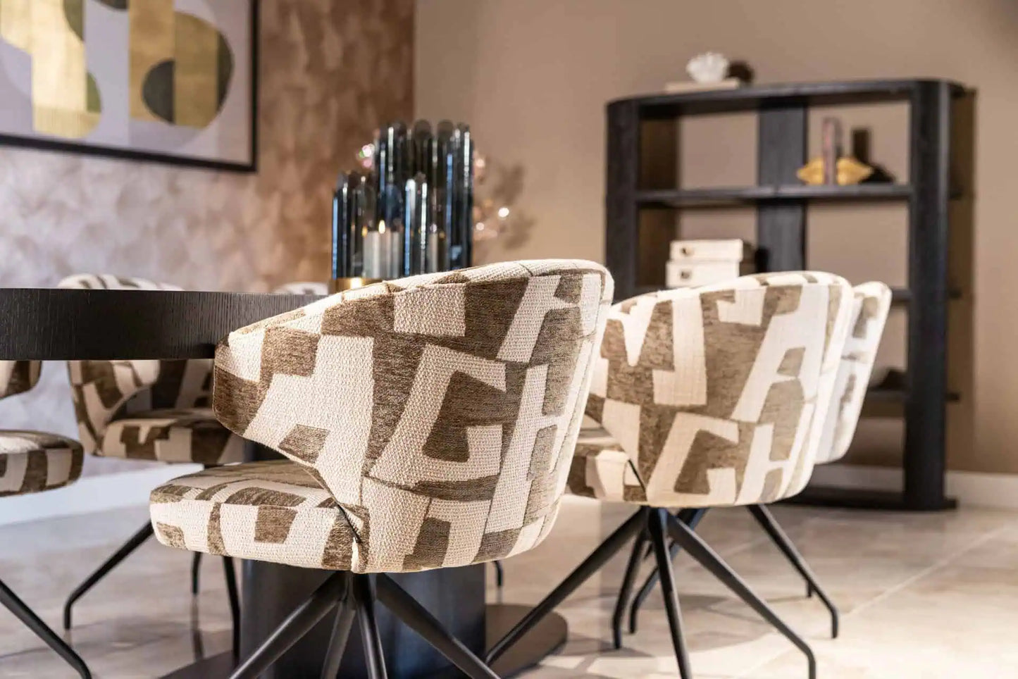 Svečturis Daisey smoke large Richmond Interiors 40/24/24 cm dūmi - N1 Home