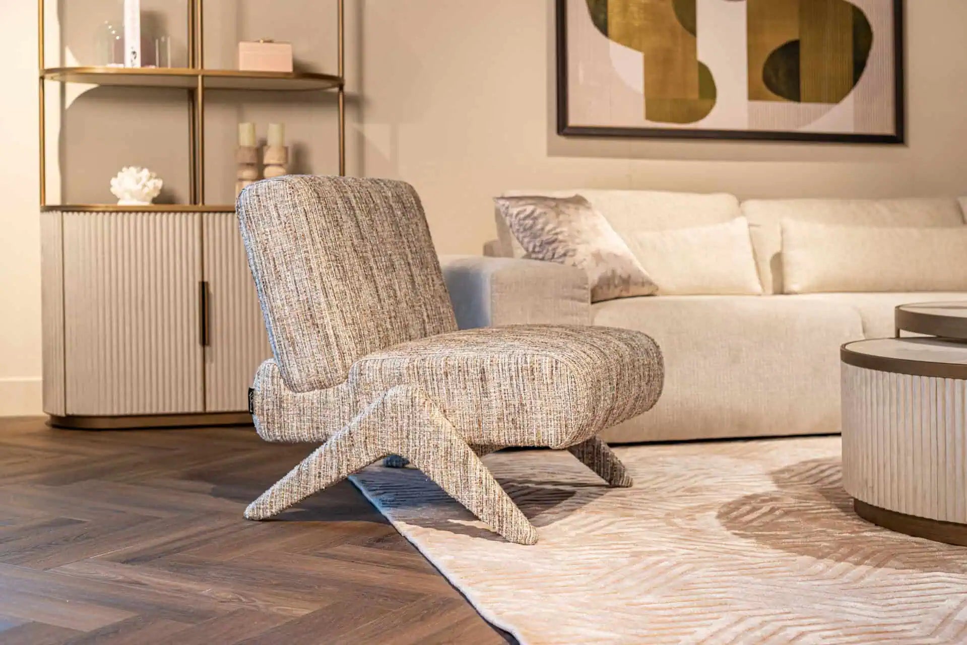 Krēsls Lexi Richmond Interiors 77/70/83 cm greige coco - N1 Home