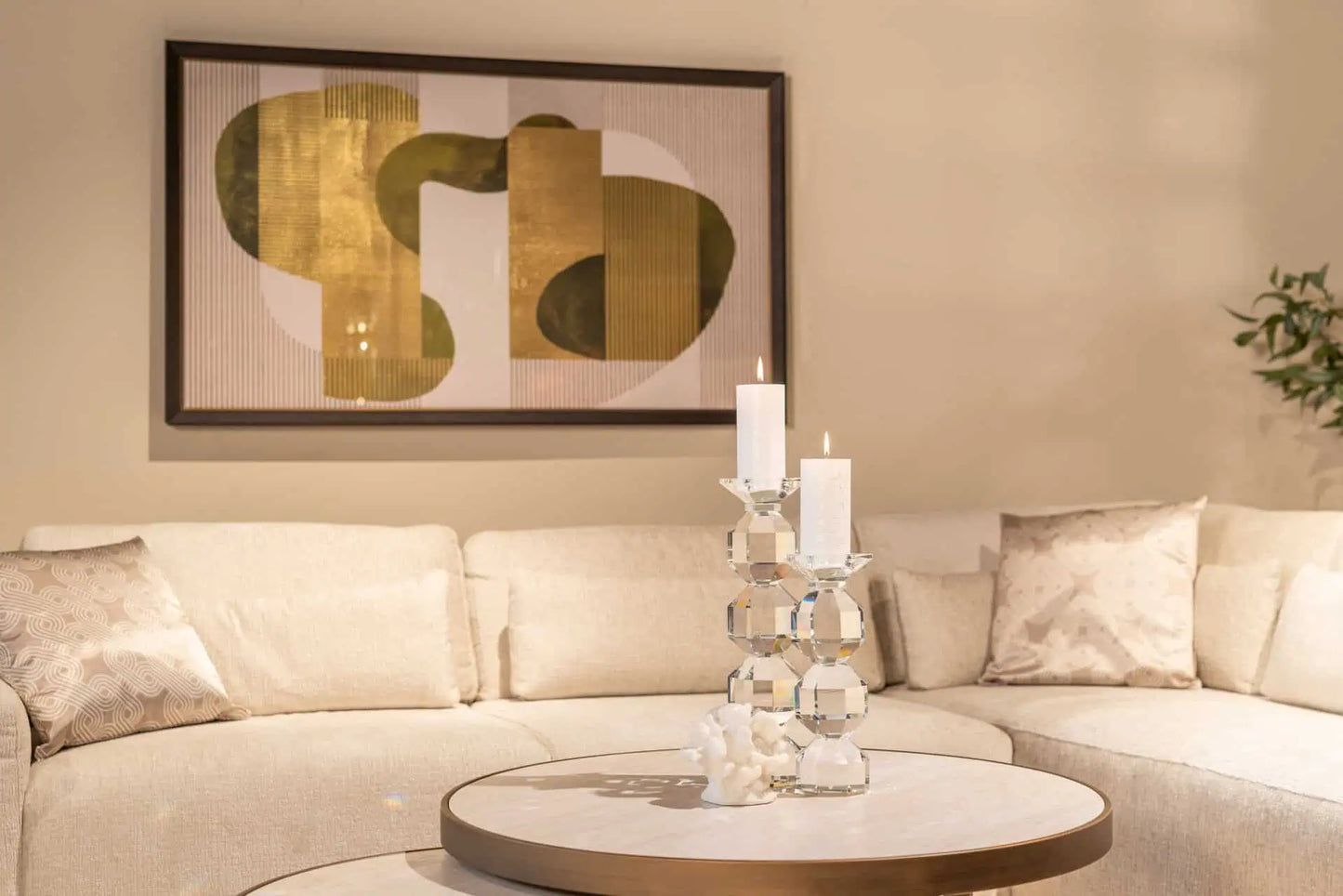 Svečturis Safia clear transparent large Richmond Interiors 33/10/10 cm stikls - N1 Home