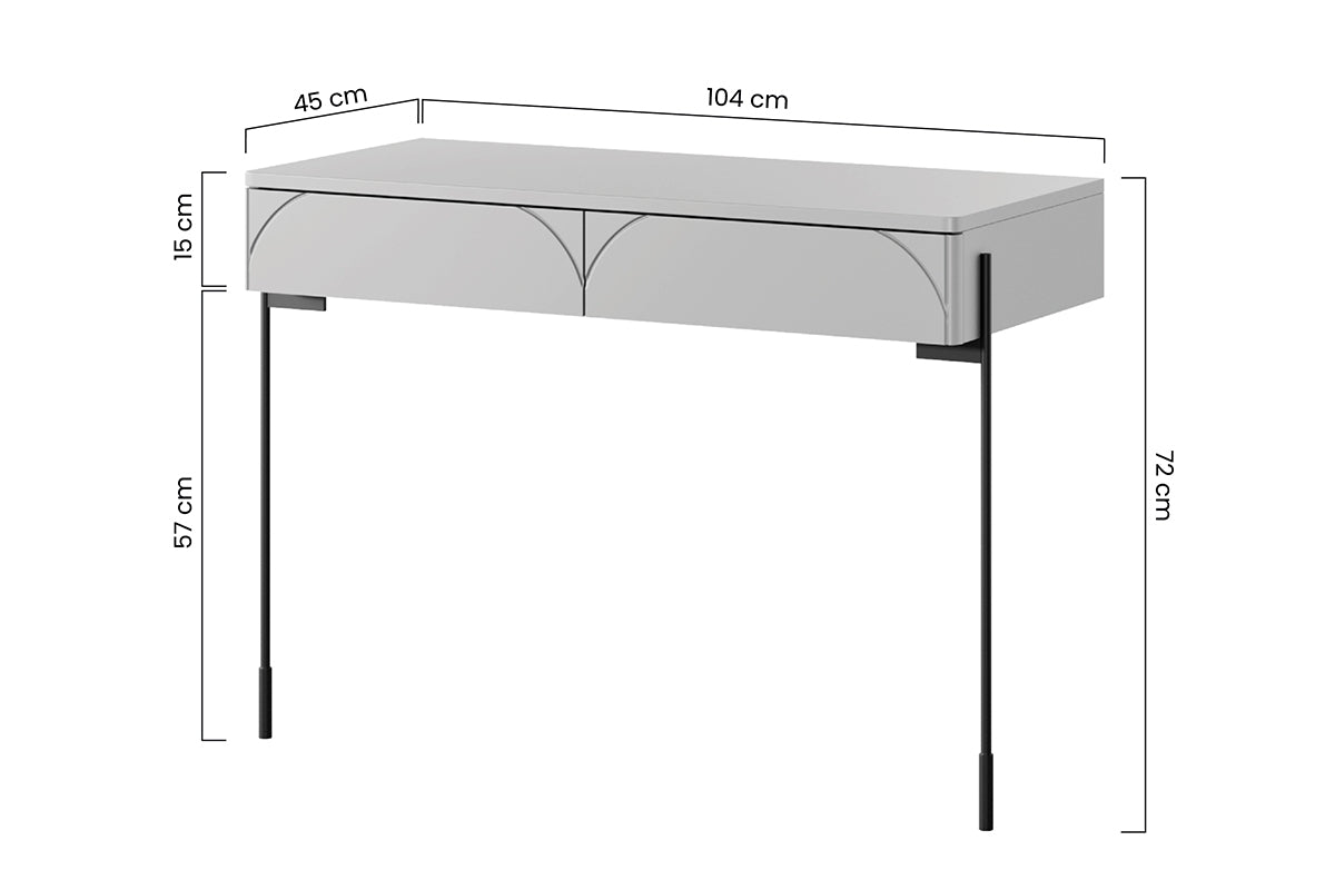 Konsole BARI  104/72/45 terrakota - N1 Home