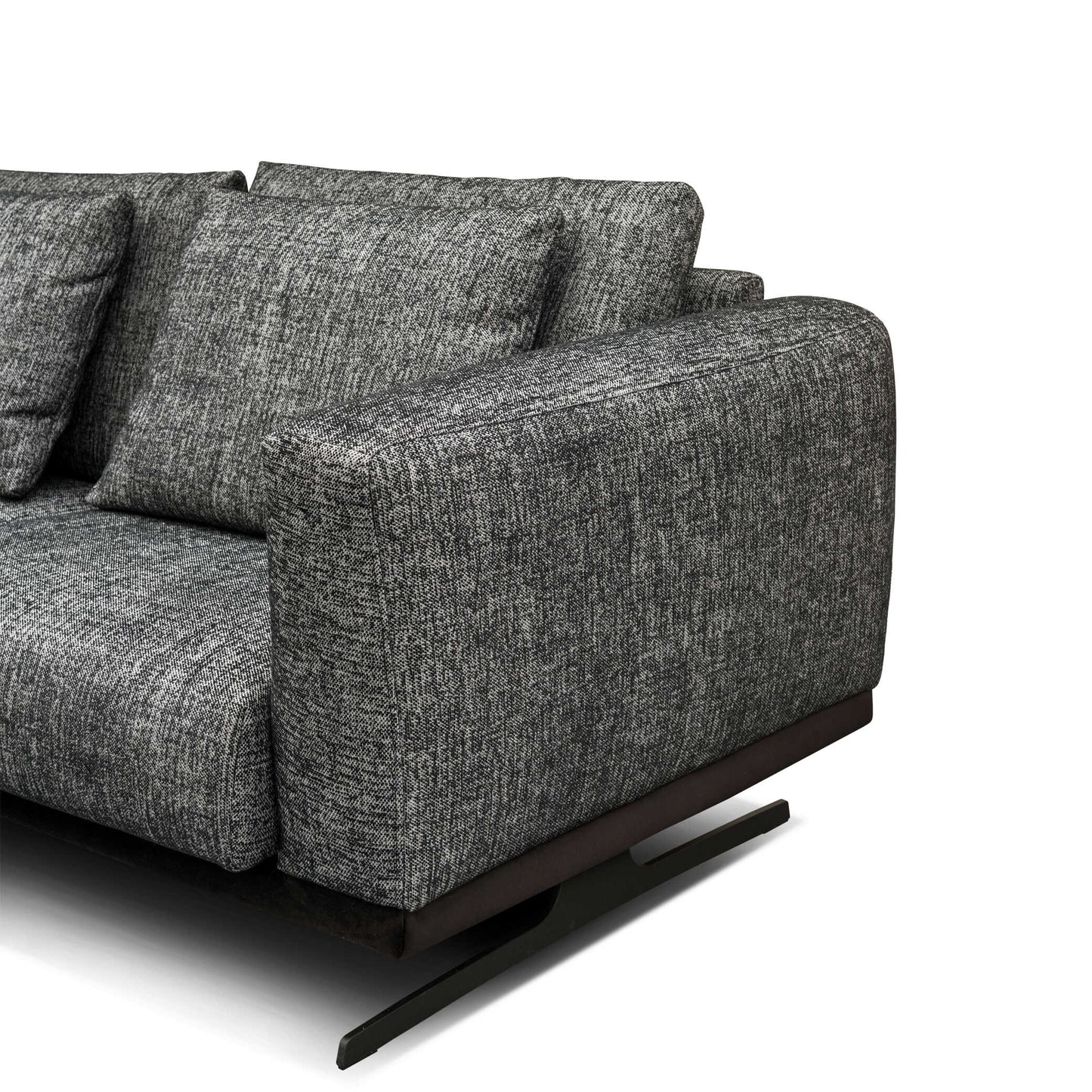 Dīvāns Soprano Corner Befame 303/232/88 cm pelēks - N1 Home