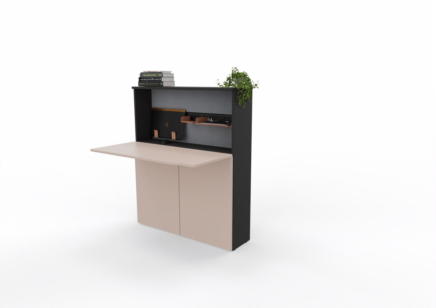 Galds Startius-S 100; 120/27/120 cm pelēks/bēšs - N1 Home