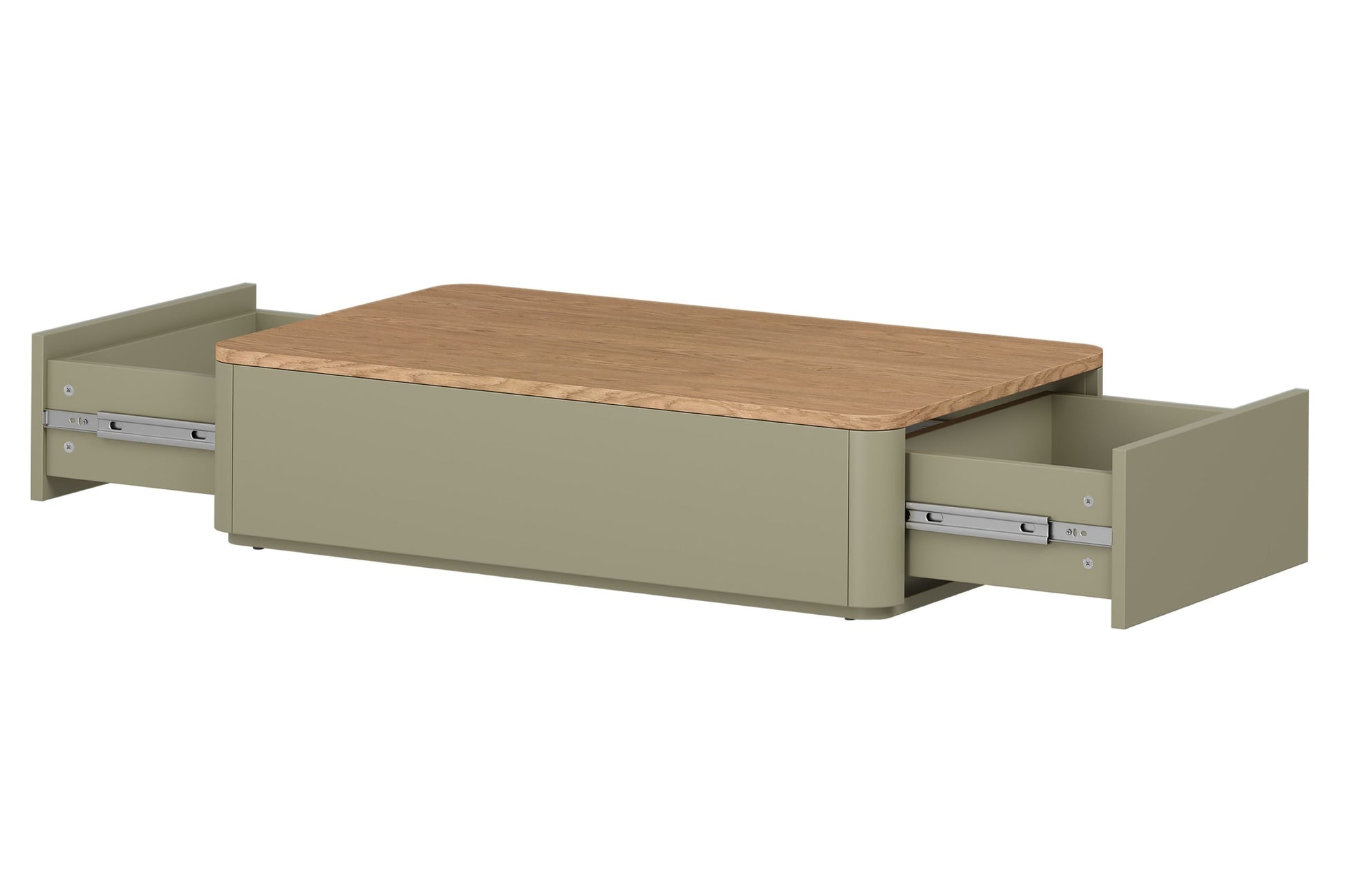 Kafijas galds 100/25.5/60 cm Eikalipts / Baltijas kāpu ozols - N1 Home