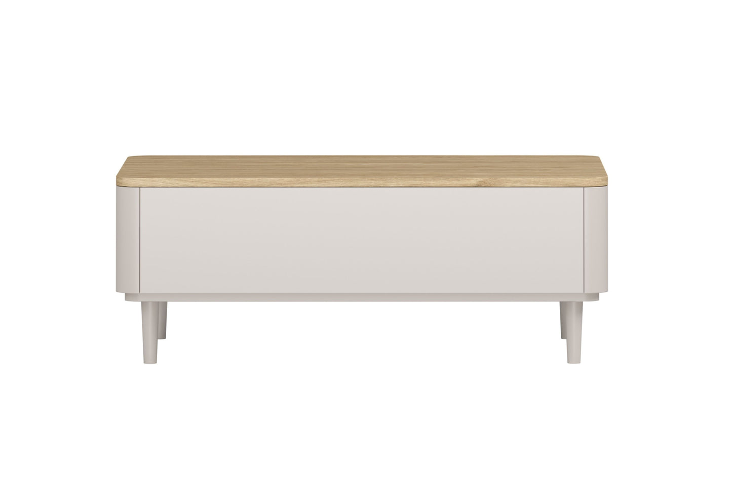 Kafijas galds 100/38/60 cm Kašmirs / Eļļots ozols - N1 Home