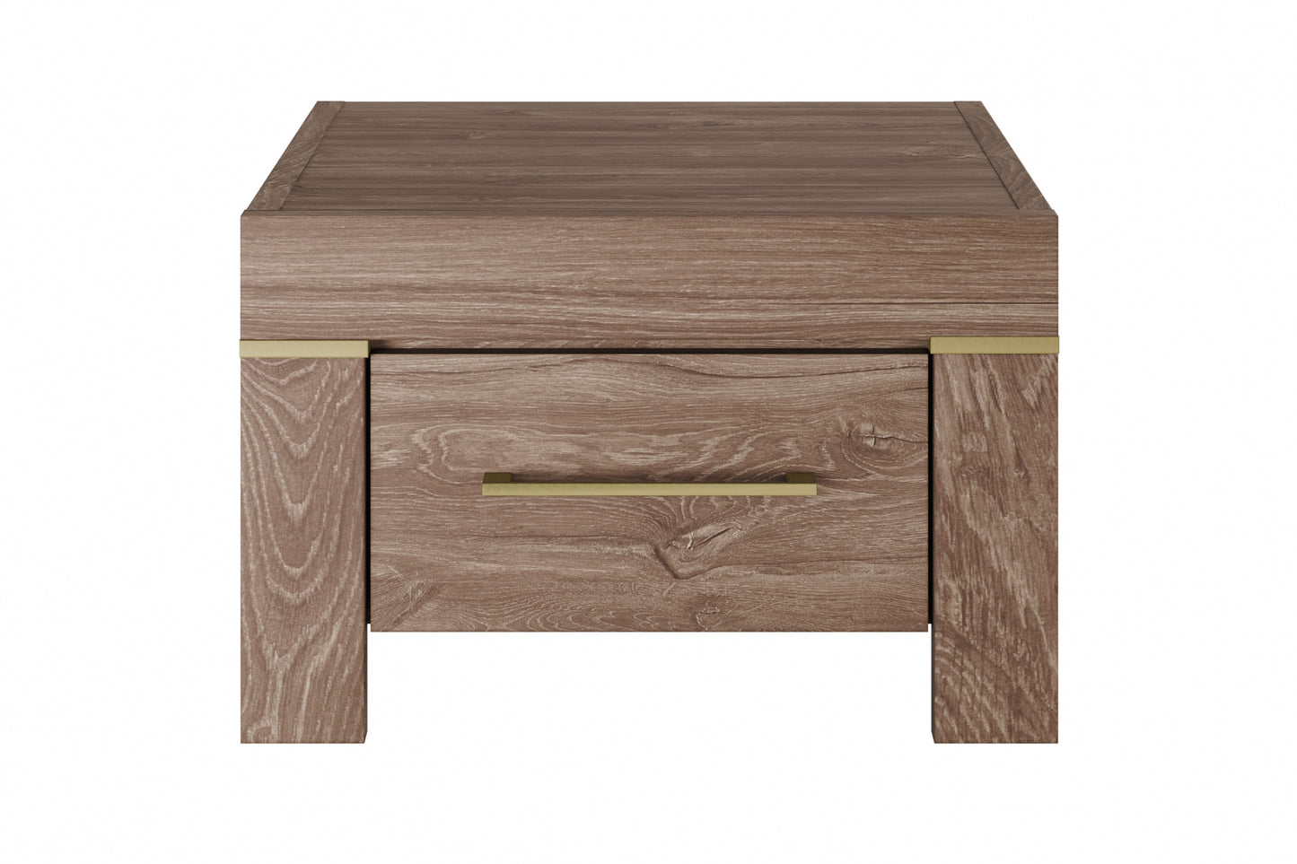 Naktsskapis Geri 53/35/45 cm rosīgs ozols - N1 Home