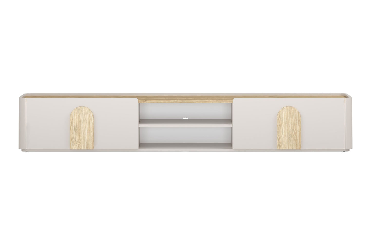 TV skapis Amil 220/35.5/48 cm Kašmirs / Eļļots ozols / Gaišs ozols - N1 Home