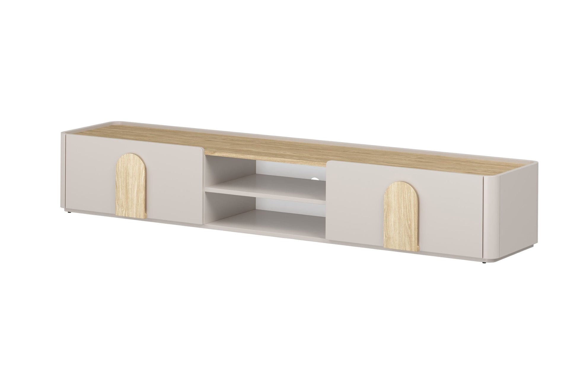 TV skapis Amil 220/35.5/48 cm Kašmirs / Eļļots ozols / Gaišs ozols - N1 Home