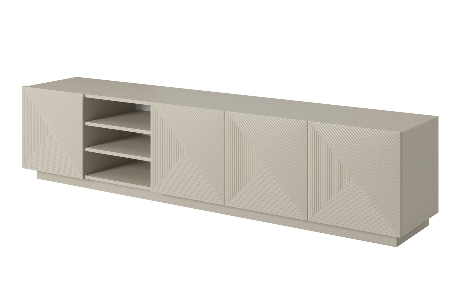 OSLO RTV kumode ar plauktiem 200/46/40 cm kašmirs - N1 Home