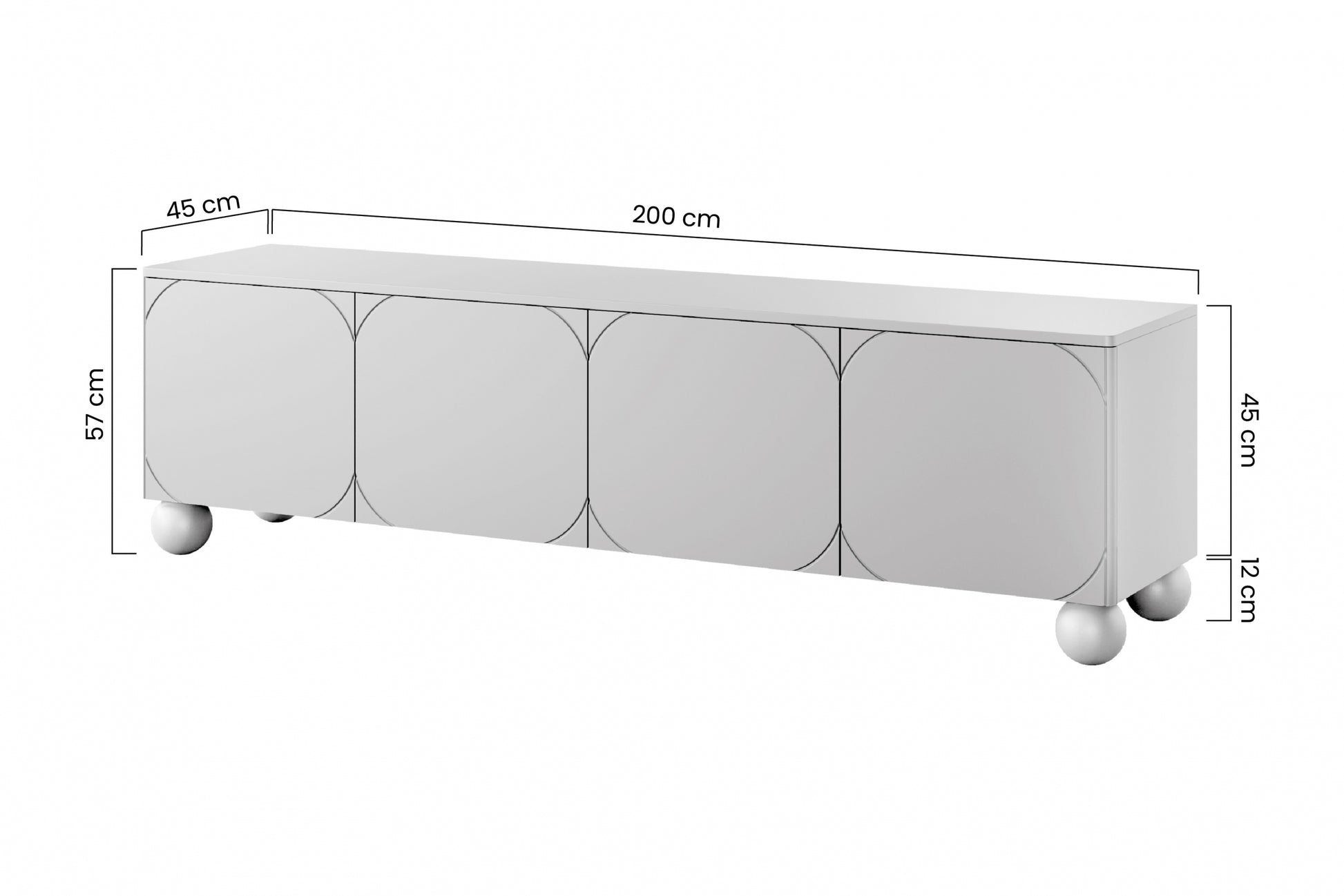 Kumode RTV BARI II 200/57/45 terrakota - N1 Home