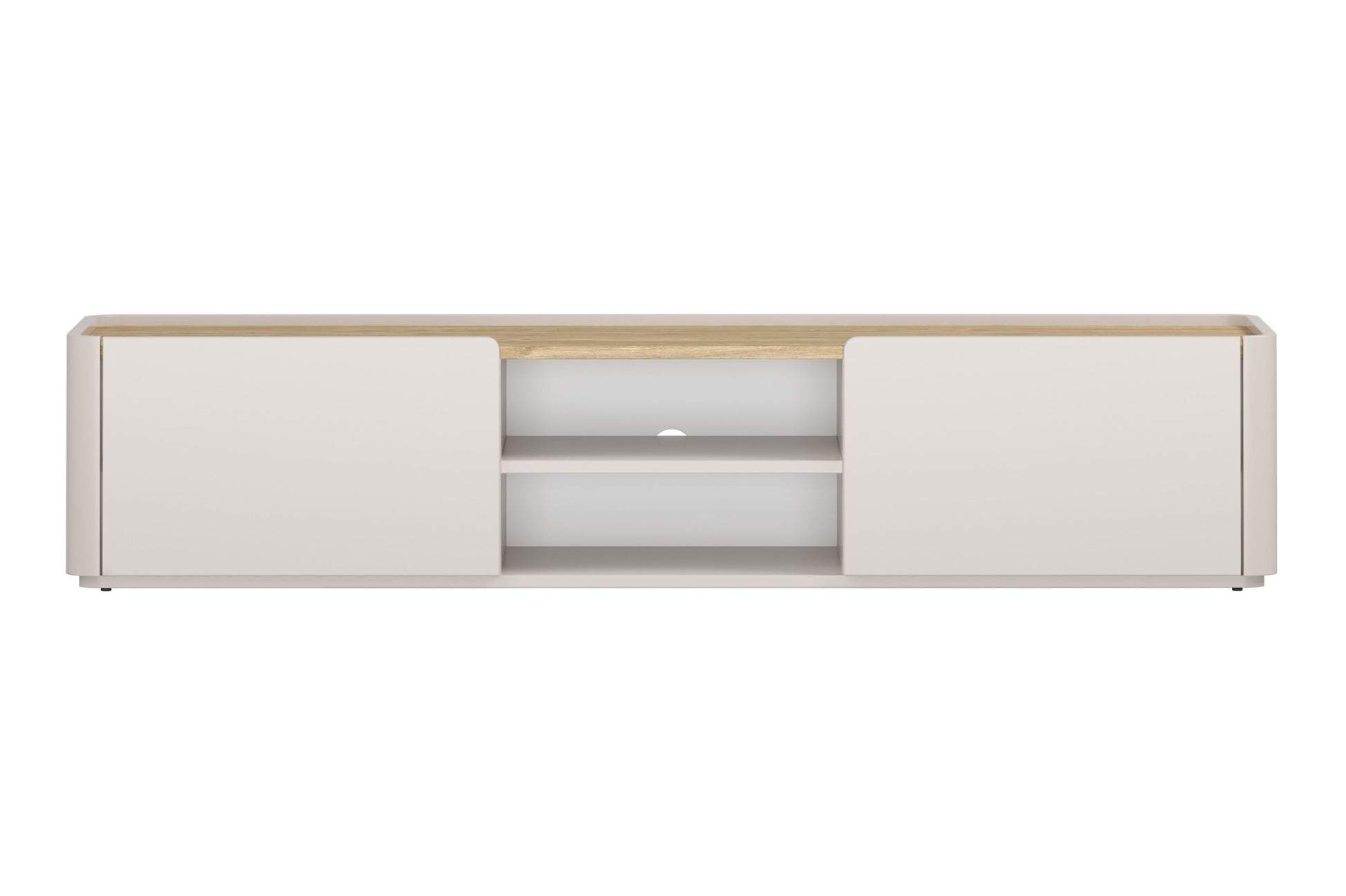 TV skapis Elva 170/35.5/48 cm Kašmirs / Eļļots ozols - N1 Home