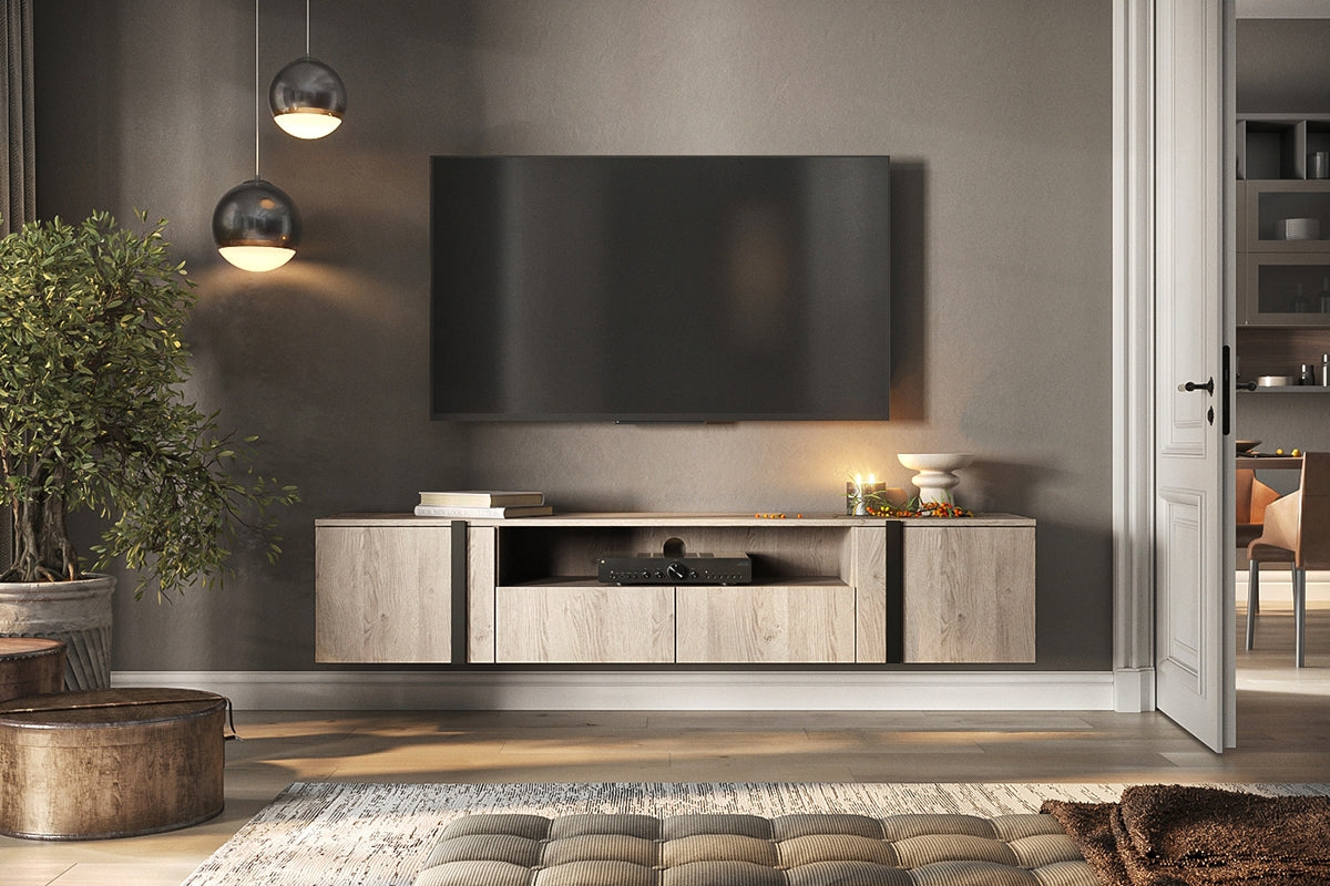 Kumode RTV  VECA 200/40/45 melns/ dabīgs - N1 Home