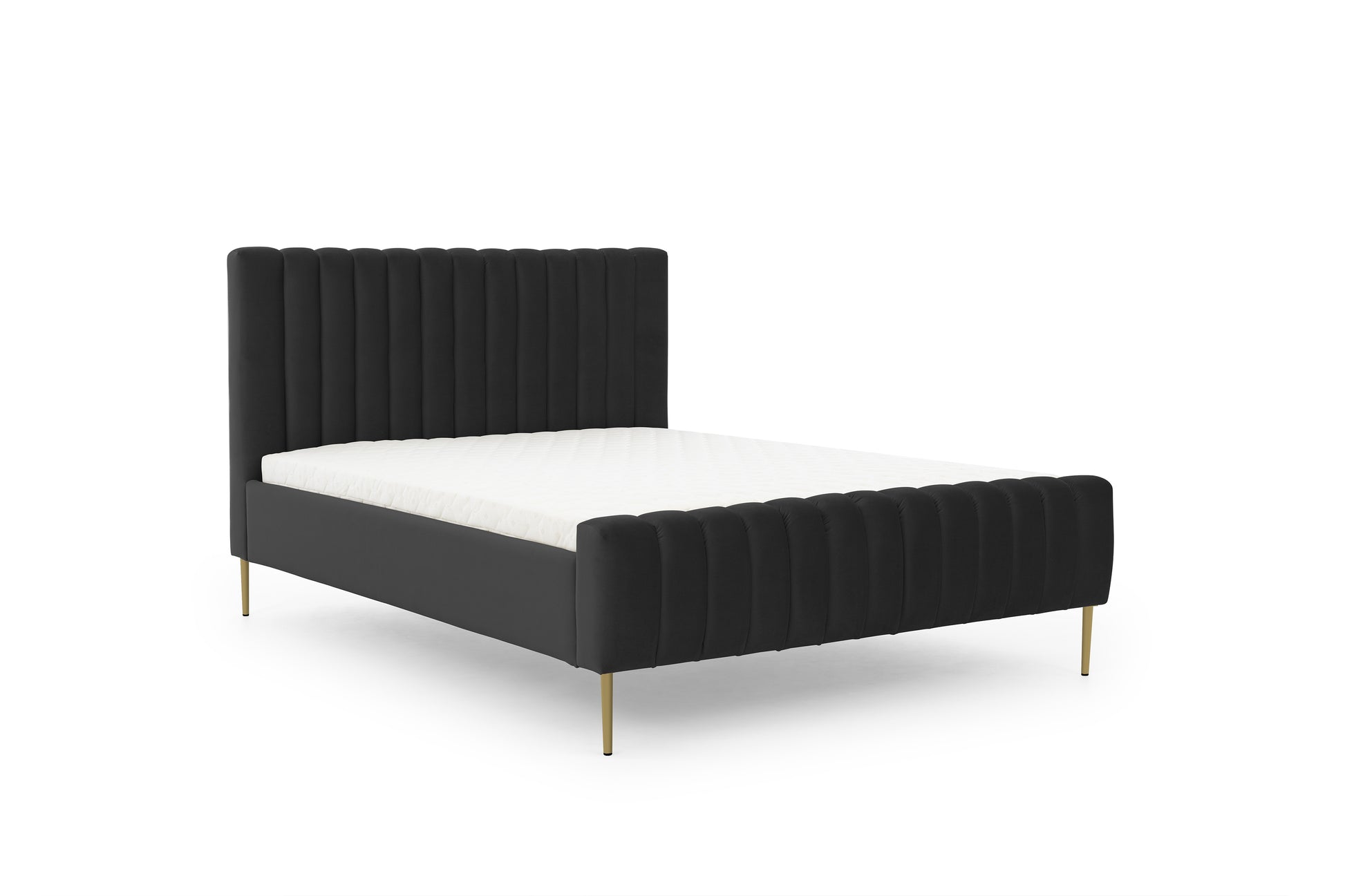 Gulta Austin zelta  kājas 120; 140; 160; 180/200 cm Velluto 20 - N1 Home