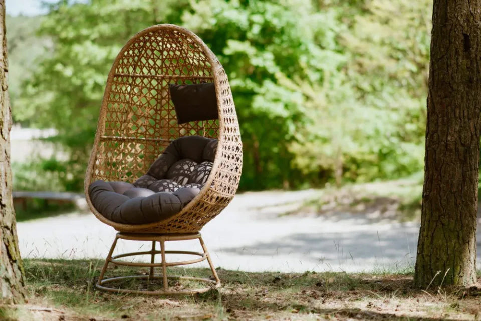 Grozāmais dārza krēsls Holy 82/80/147 cm bēšs - N1 Home