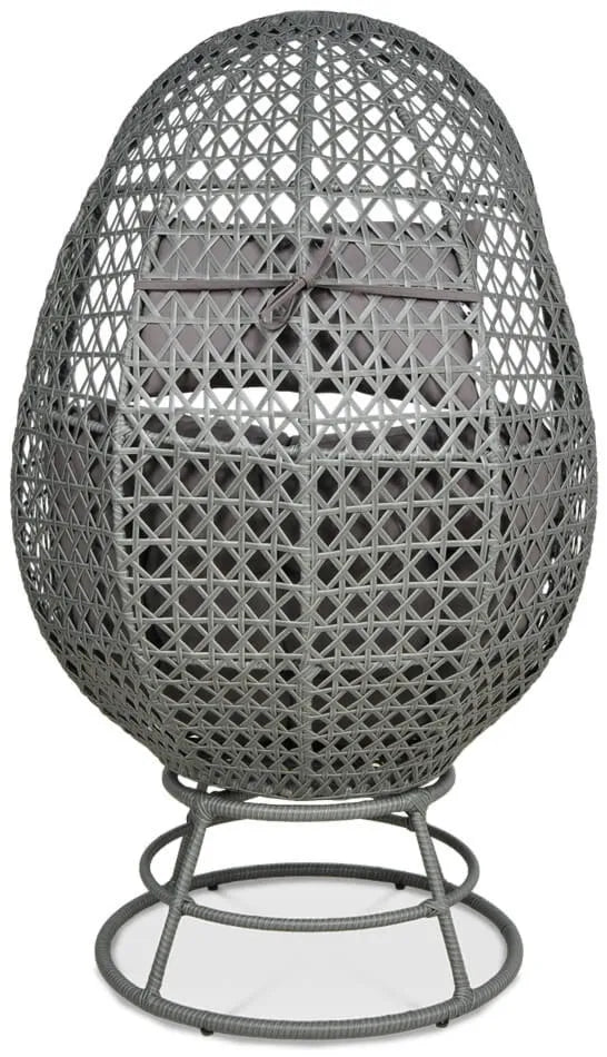 Grozāmais dārza krēsls Holy 82/80/147 cm pelēks - N1 Home