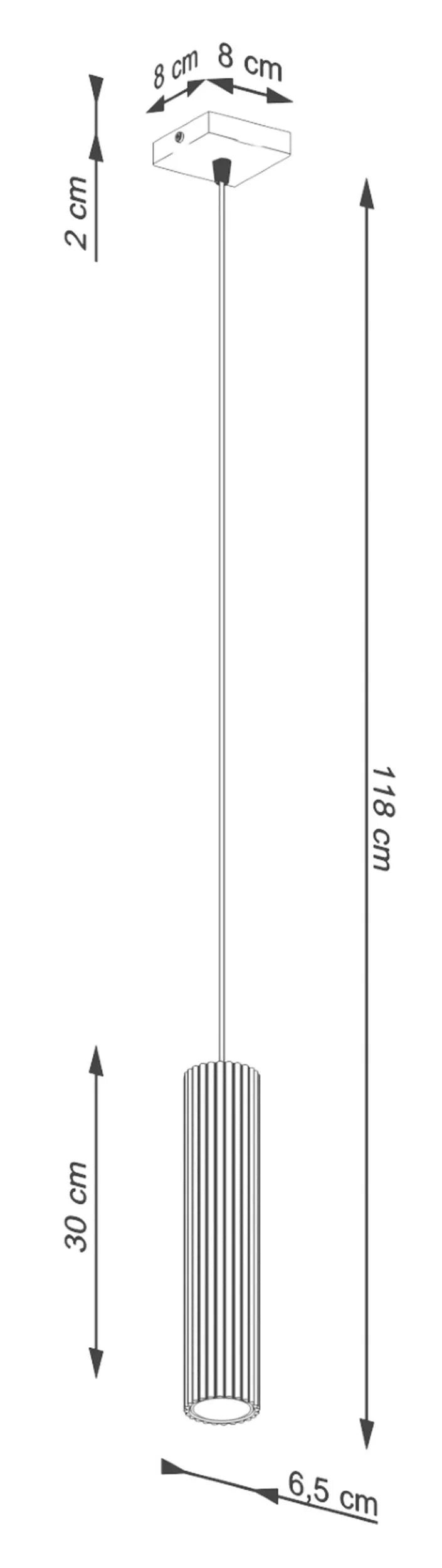 BONKAR x1 piekaramā lampa, bēša - N1 Home