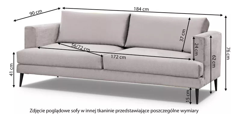 DAGATE Divvietīgs dīvāns, zaļš samts - N1 Home