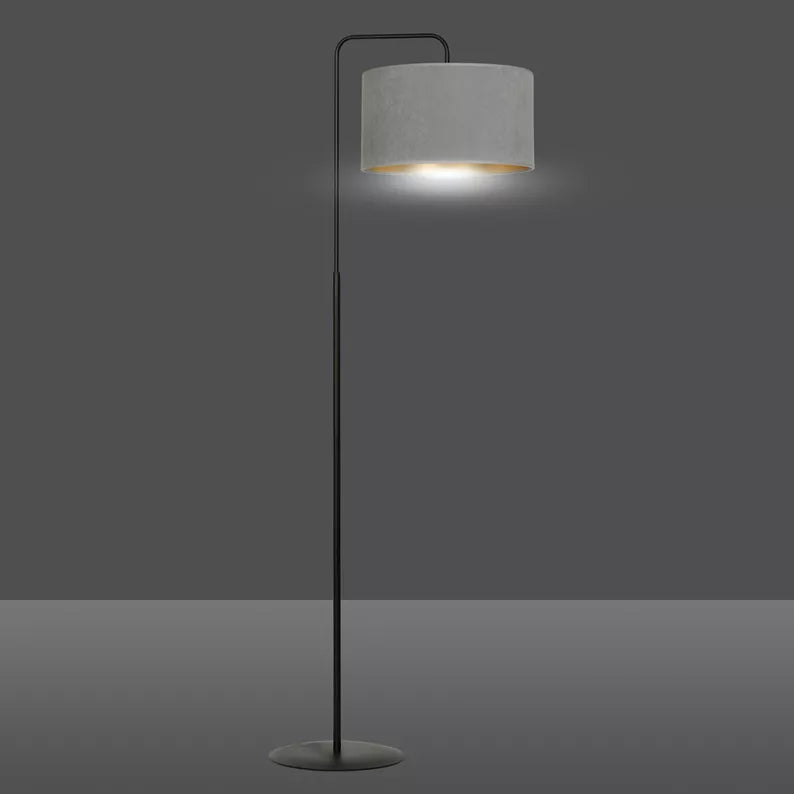 LIDHA Stāvlampa 150 cm pelēka