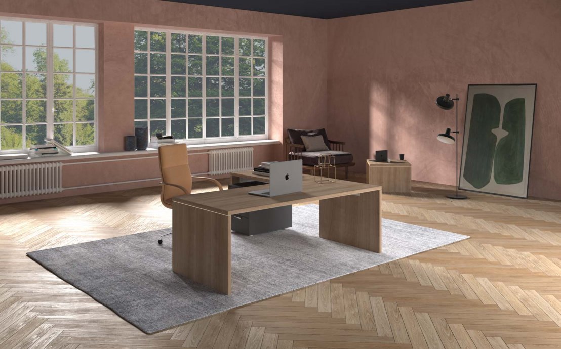 Galds Toro 180,200,220/90/75 cm valriekstu brūna STD17 - N1 Home