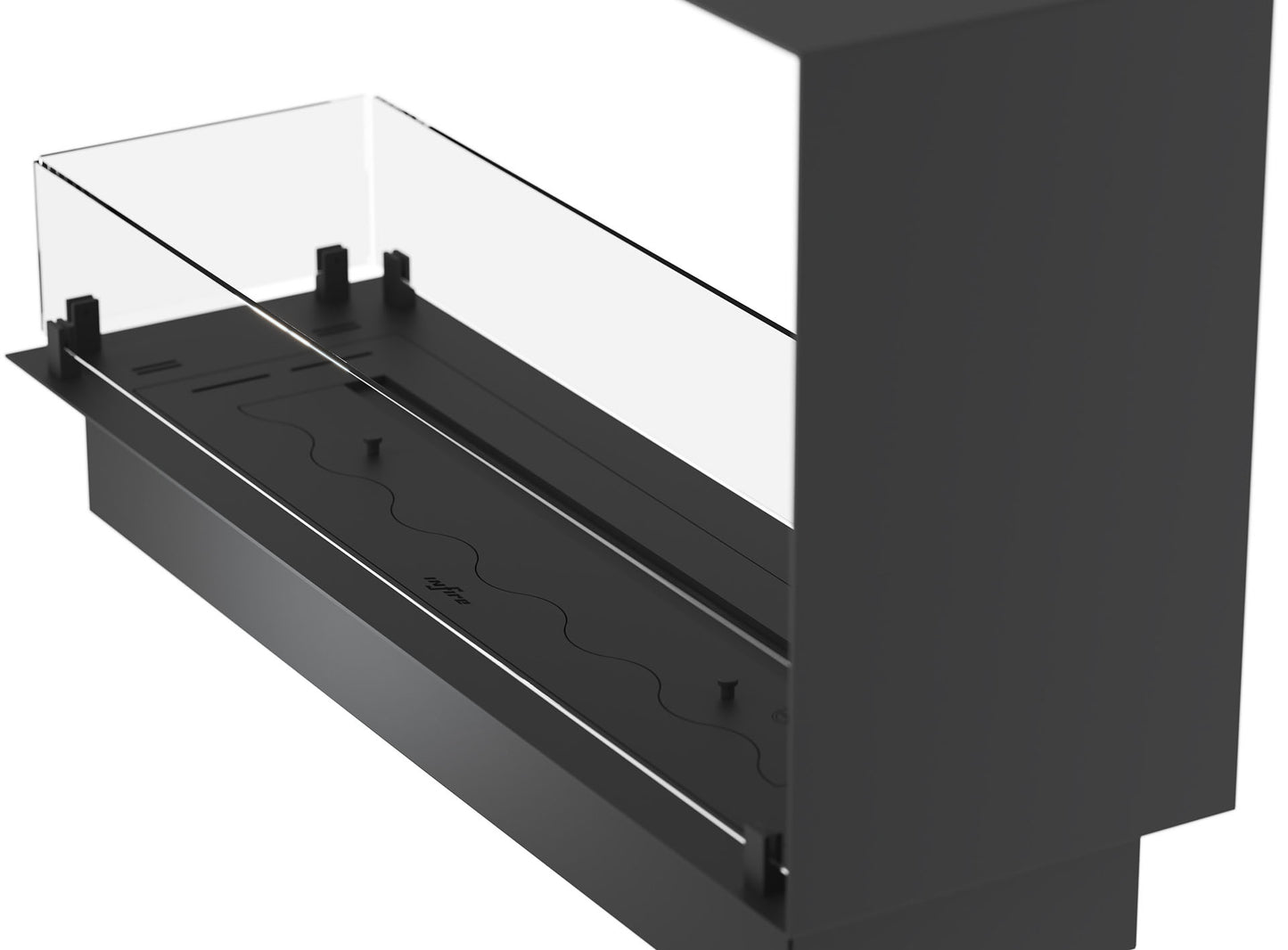 Biokamīns Utli Slim 80/30/60; 100/30/60 cm melns - N1 Home