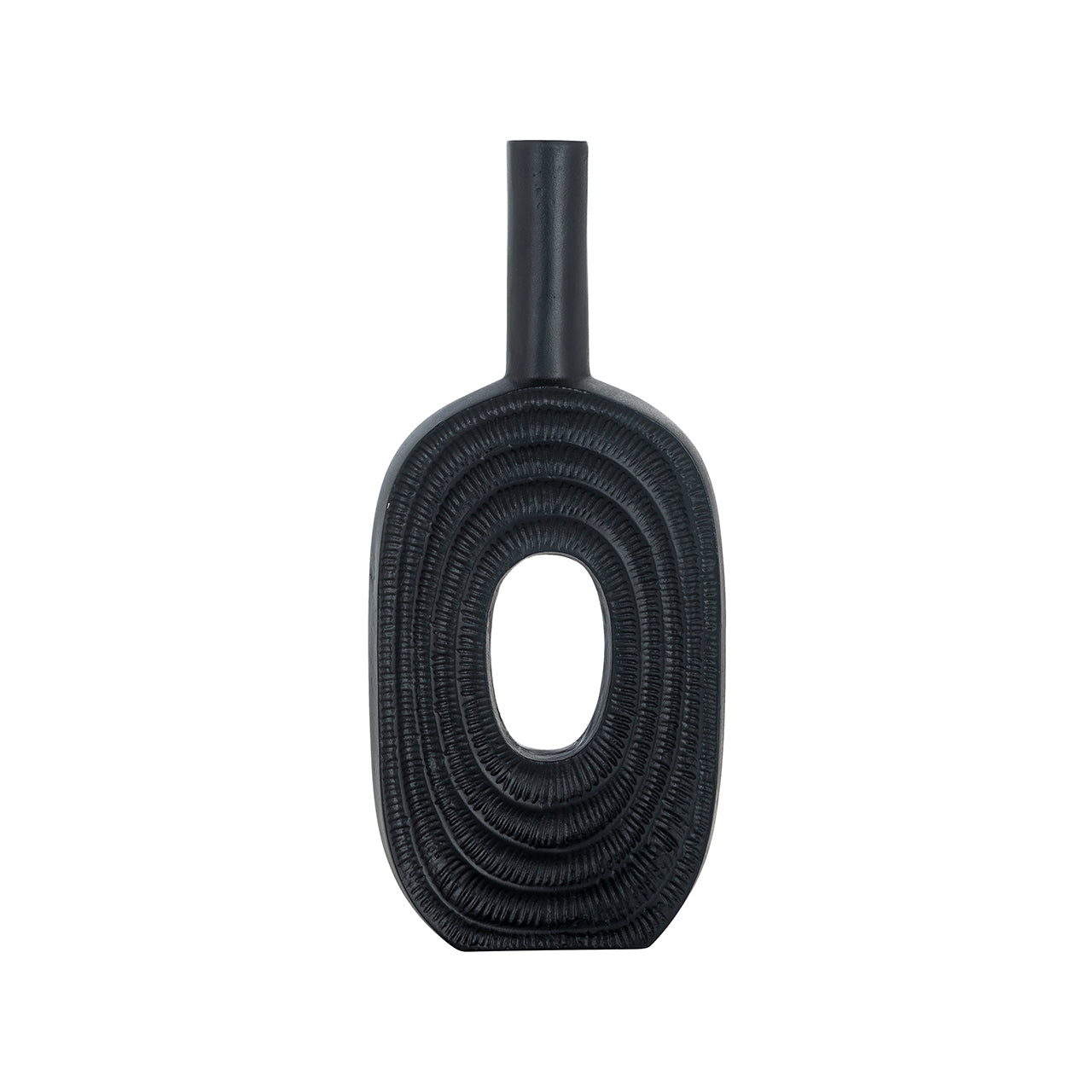 Vāze Richmond Interiors Emar big 41/18/6 cm melns - N1 Home