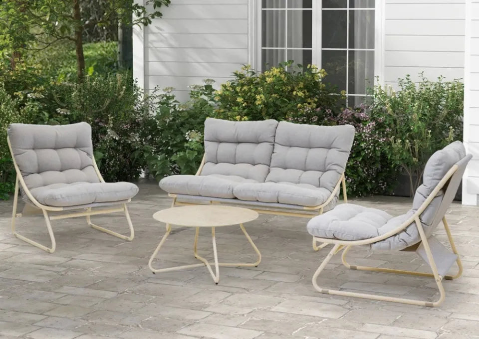 Dārza komplekts Visa bēšs/pelēks - N1 Home