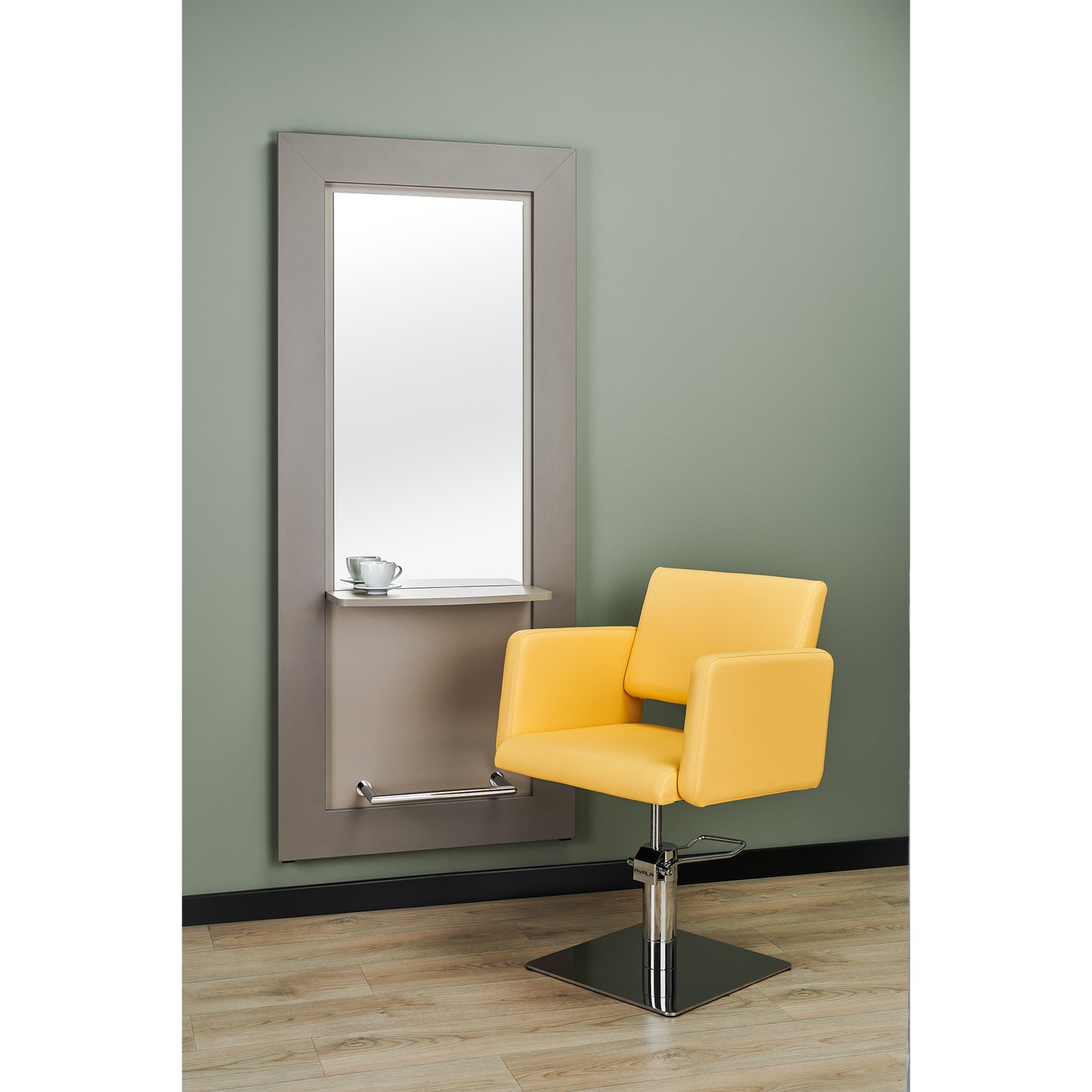 Frizētavas krēsls Lia 55/80/62 cm pelēks - N1 Home