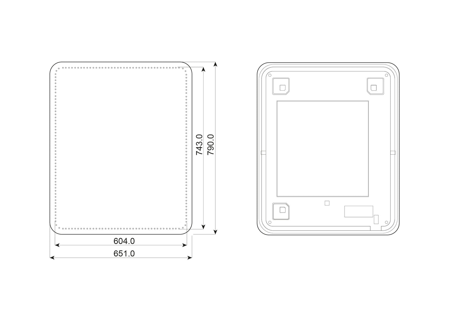 Spogulis Wenoma Smart R 65/79 cm