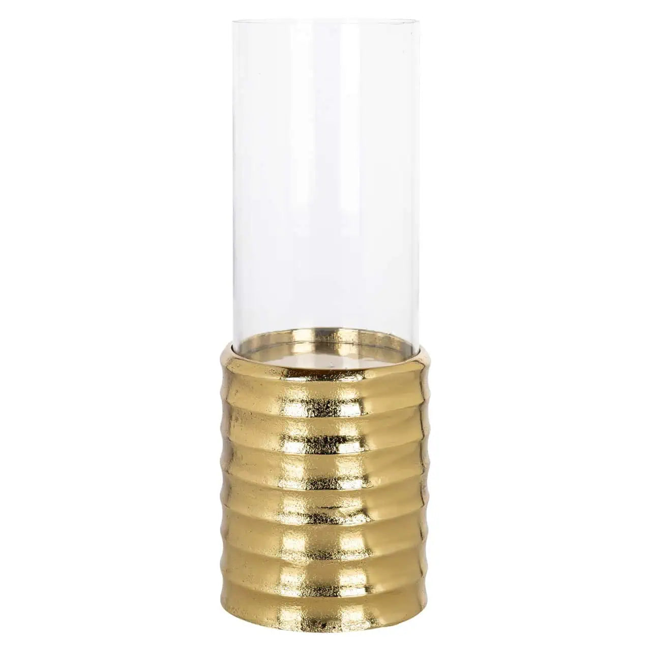 Svečturis Bodil gold large Richmond Interiors 40/13/13 cm zelts - N1 Home