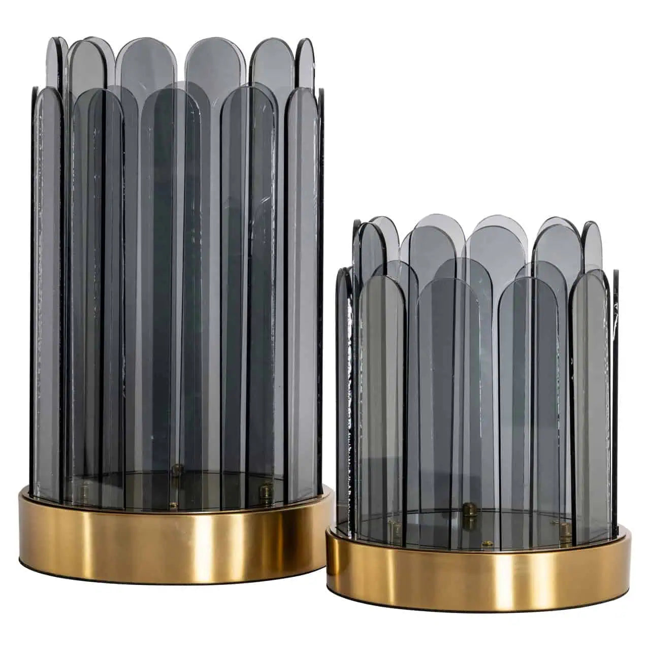 Svečturis Daisey smoke large Richmond Interiors 40/24/24 cm dūmi - N1 Home