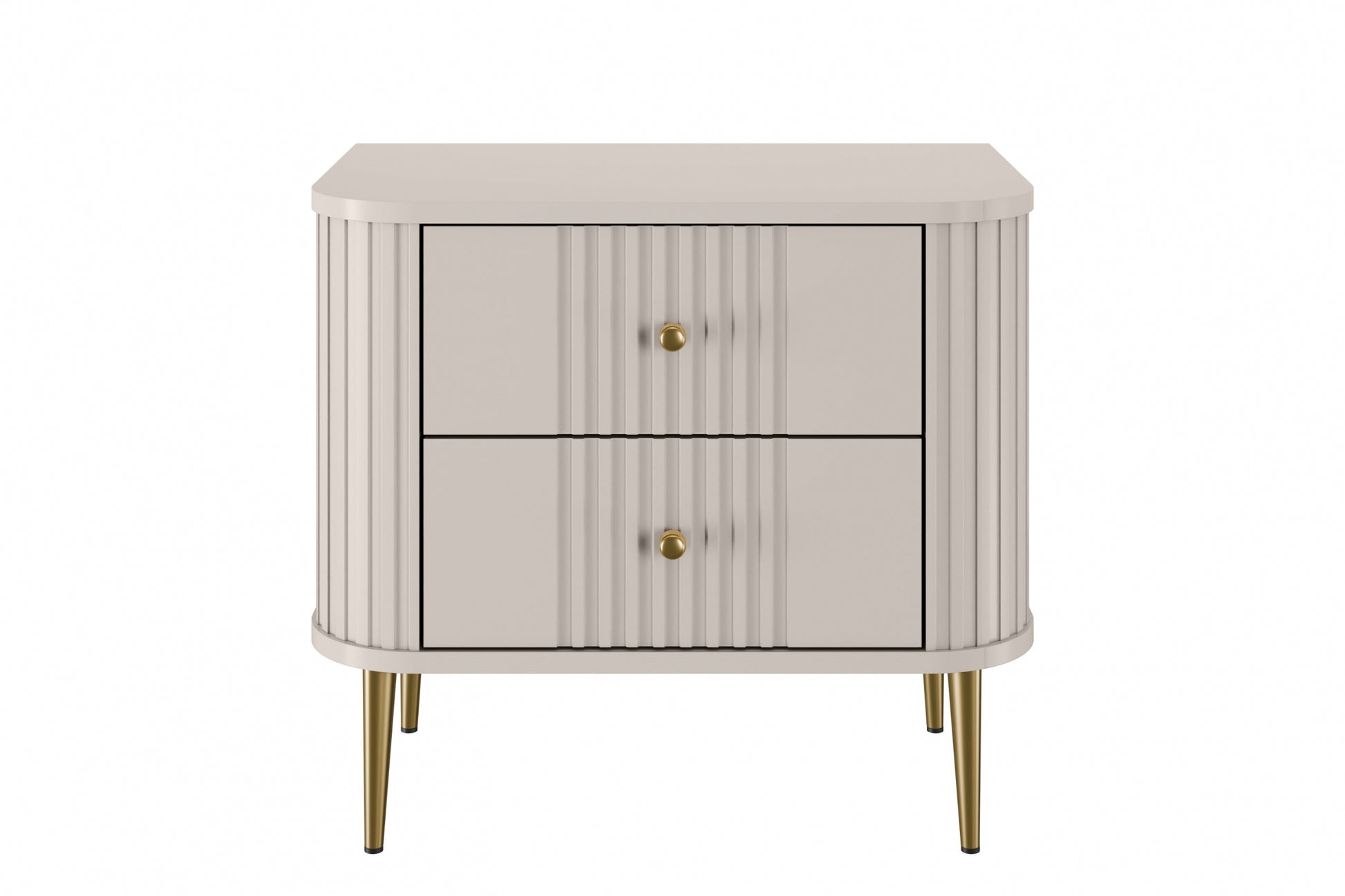 Naktsskapītis (2) Vespa 56/51/38 cm kašmirs/zelts - N1 Home