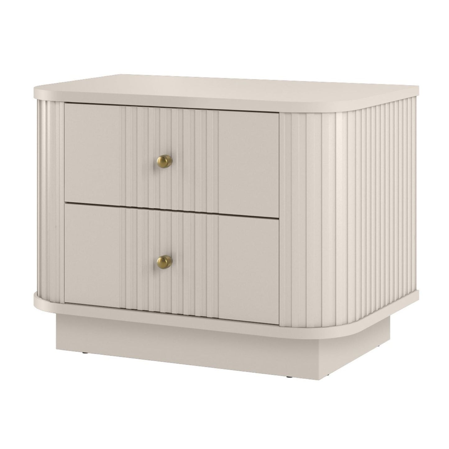 Naktsskapītis Vespa (2) 56/43/38 cm kašmirs/zelts - N1 Home