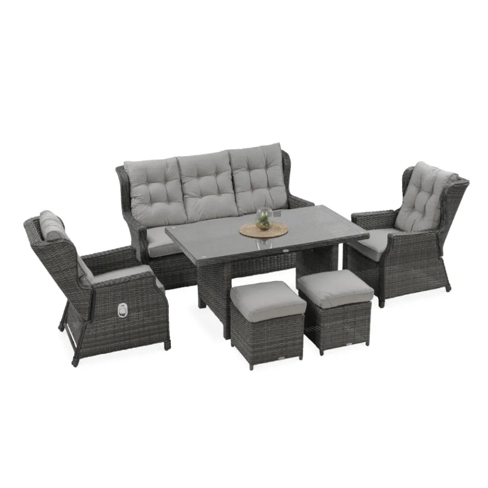 Dārza komplekts Balti Dins tumši pelēks - N1 Home