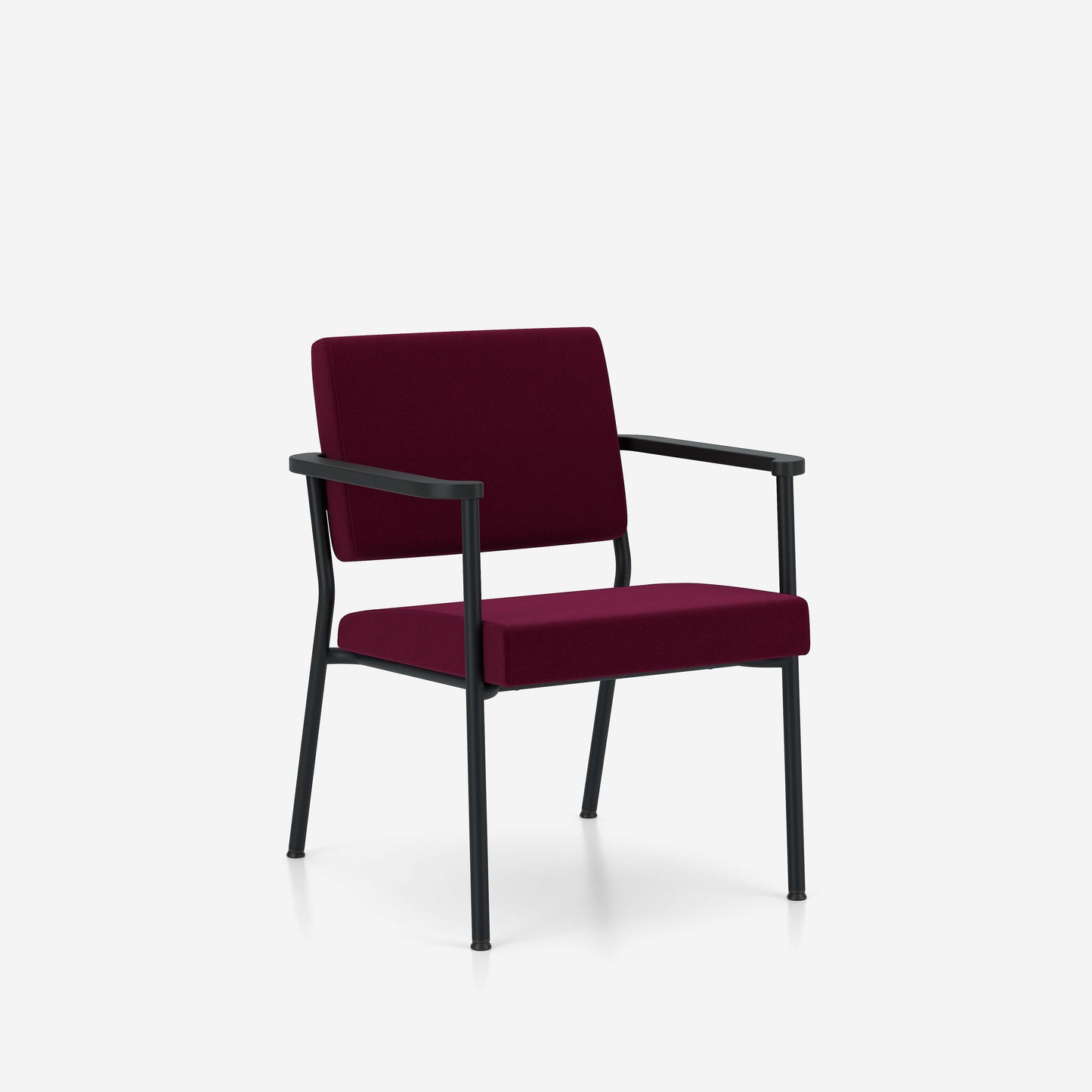 Atpūtas zonas krēsls Zero 80/46/64/65 cm bordo - N1 Home