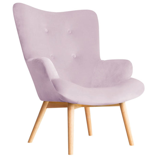 Samta rozā krēsls MOSS 70x95 cm - N1 Home