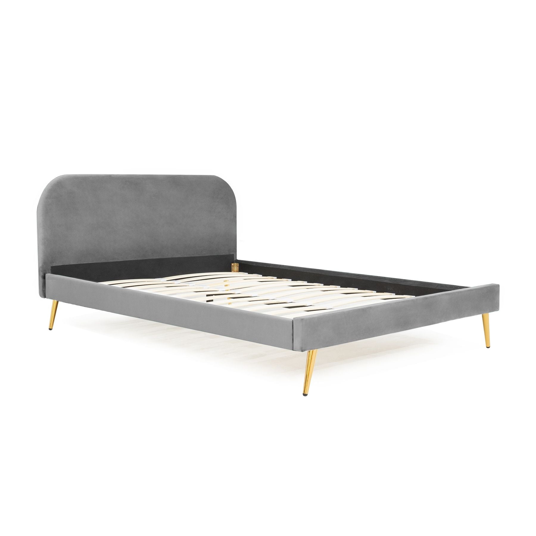 VENLO samta gulta pelēka 160x200 cm - N1 Home