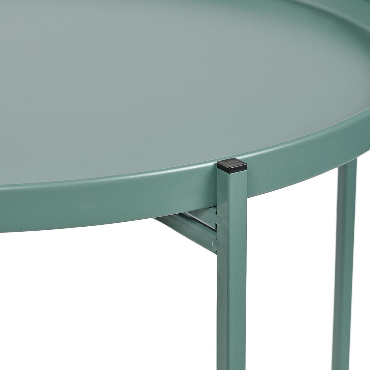 ARLAN kafijas galdiņš metāla, zaļš, 49x10,5x49 cm - N1 Home