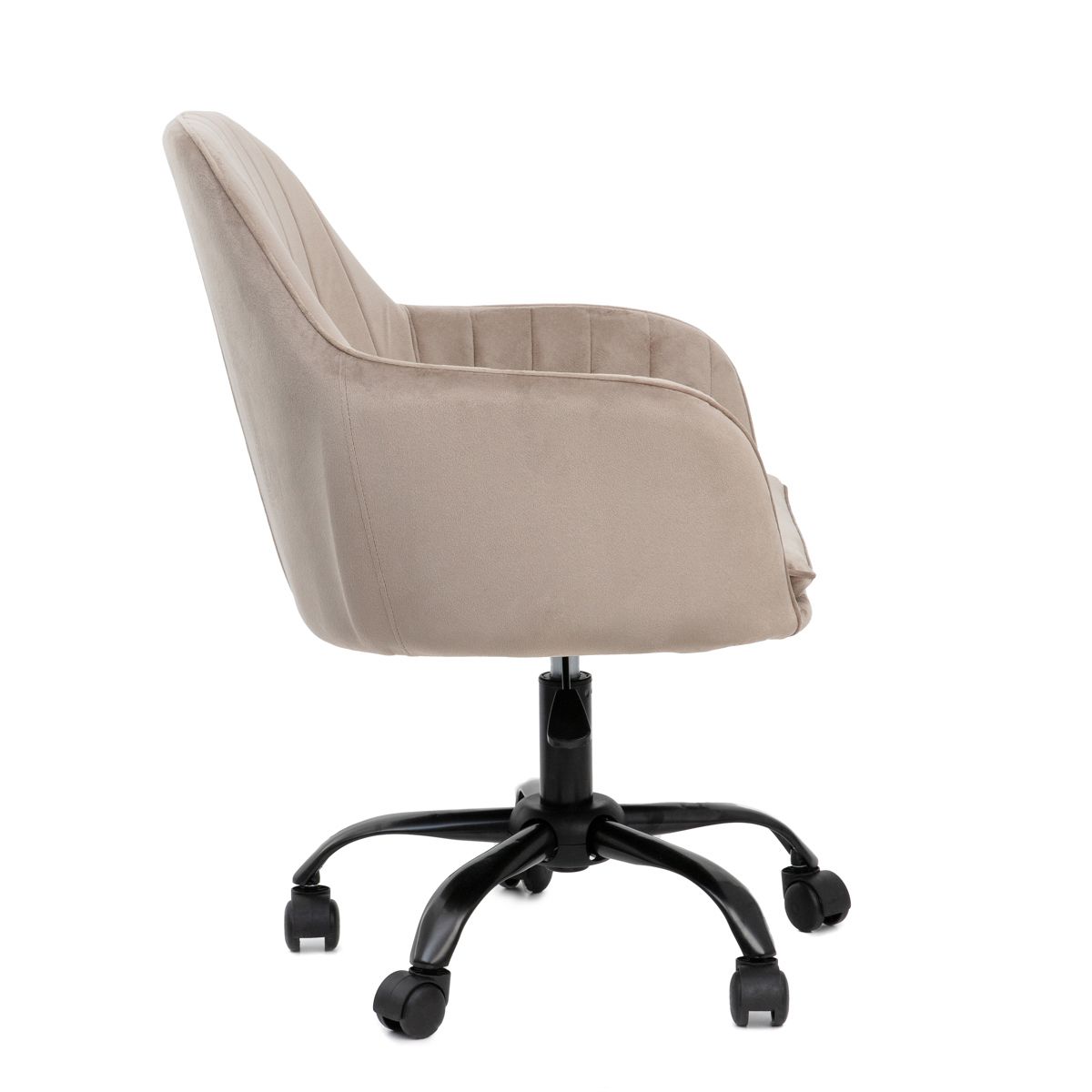 TEILL velūra grozāmais krēsls bēšs 55x54,5x80-90cm - N1 Home