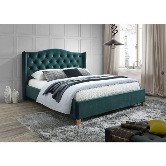 Aspen Velvet gulta zaļa 140x200cm - N1 Home