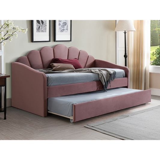 Bella Velvet gulta antīki rozā 90x200cm - N1 Home
